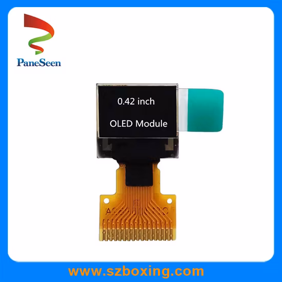 0,42-дюймовый монохромный OLED-дисплей с интерфейсом I2c для счетчика газа